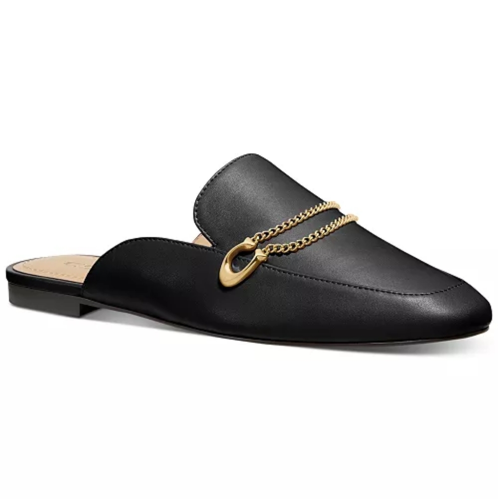 Coach Women's Sawyer Loafer Logo-Bit Mules